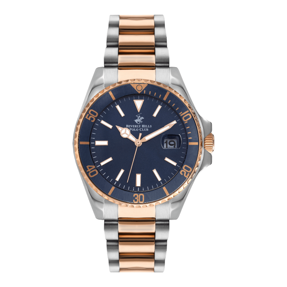 BEVERLY HILLS POLO CLUB Men’s Multi Function Black Dial Watch – BP3125X.590