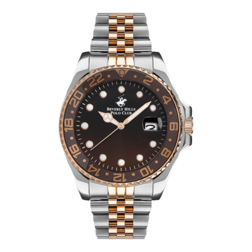 BEVERLY HILLS POLO CLUB Men’s Analog Brown Dial Watch – BP3126X.540