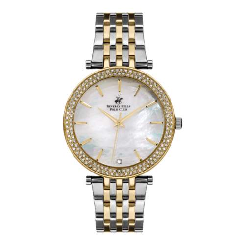 BEVERLY HILLS POLO CLUB Women’s Analog Silver Dial Watch – BP3183C.220