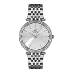 BEVERLY HILLS POLO CLUB Women’s Analog Silver Dial Watch – BP3183C.330