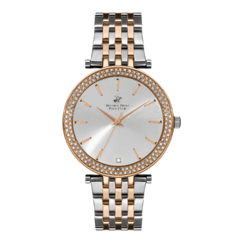 BEVERLY HILLS POLO CLUB Women’s Analog Silver Dial Watch –  BP3183C.530