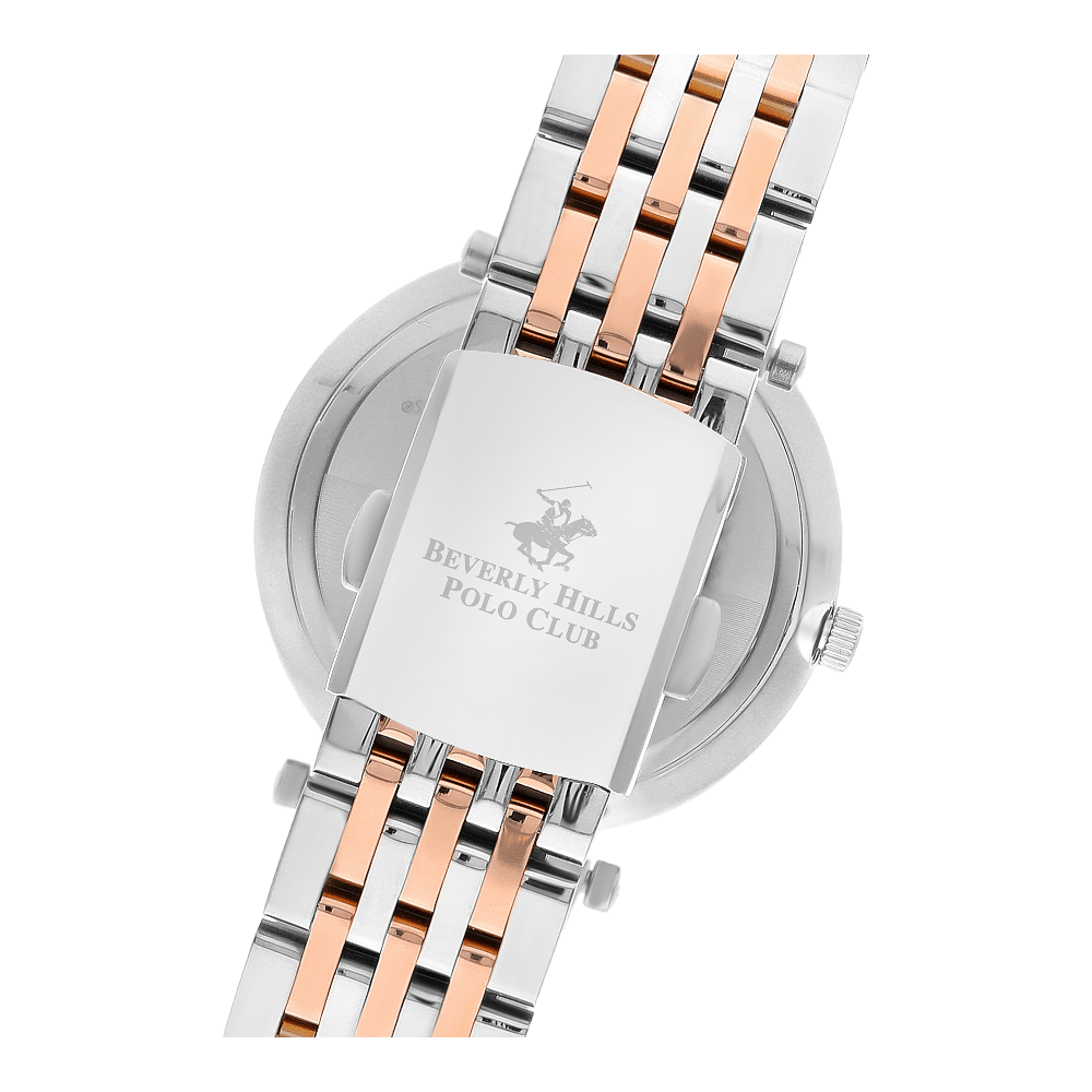 BEVERLY HILLS POLO CLUB Women’s Analog Silver Dial Watch –  BP3183C.530