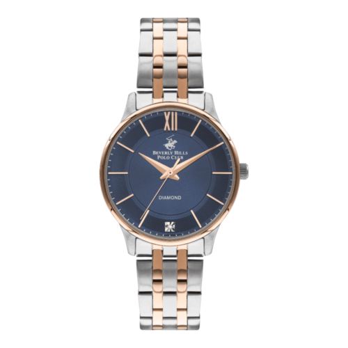 BEVERLY HILLS POLO CLUB Women’s Analog White Mop Dial Watch – BP3309X.590