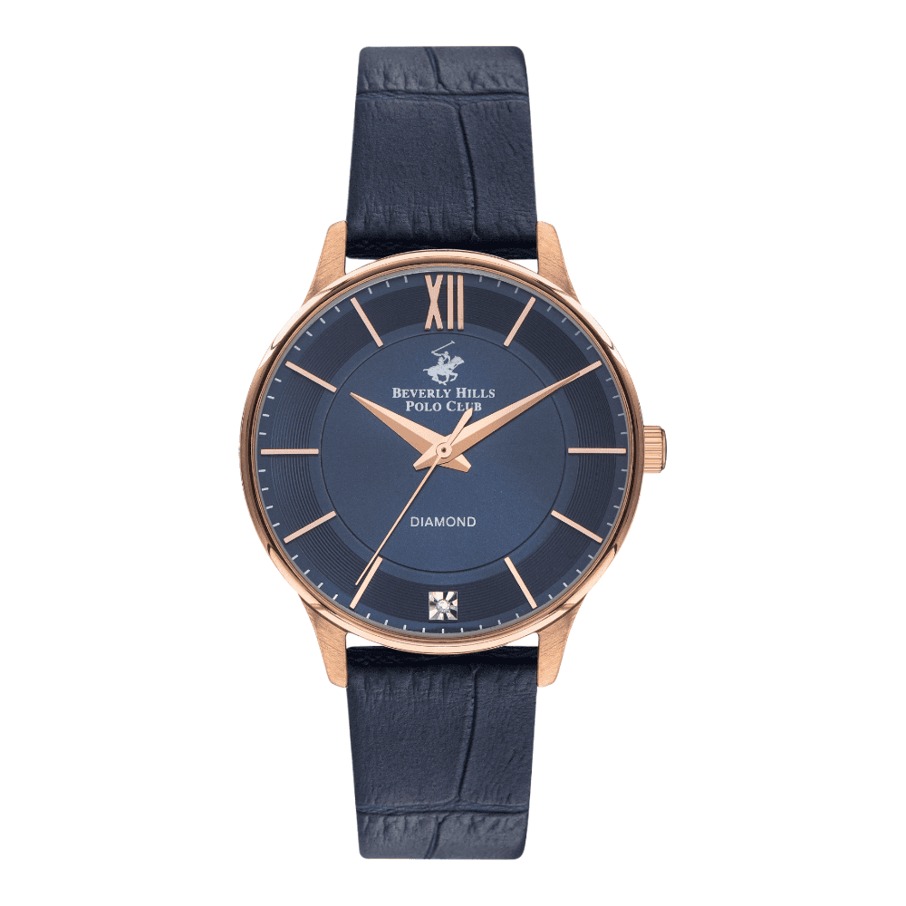BEVERLY HILLS POLO CLUB Women’s Analog Dark Blue Dial Watch – BP3310X.499