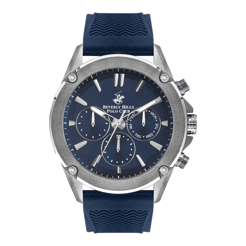 BEVERLY HILLS POLO CLUB Men’s Multi Function Dark Blue Dial Watch – BP3324X.399