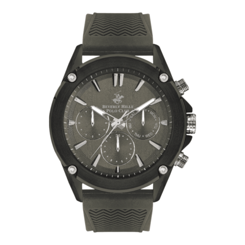 BEVERLY HILLS POLO CLUB Men’s Multi Function Dark Green Dial Watch – BP3324X.675