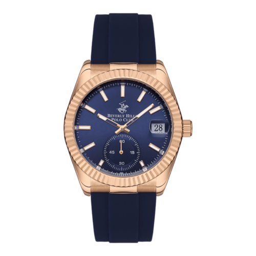 BEVERLY HILLS POLO CLUB Men’s Analog Dark Blue Dial Watch – BP3325X.499