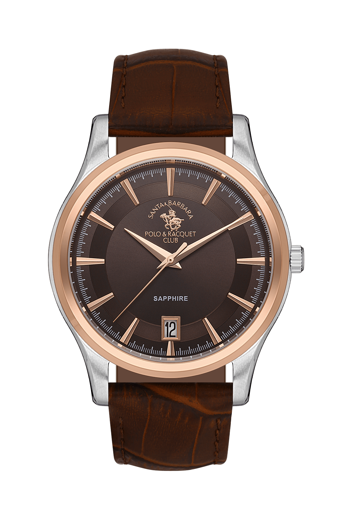 SANTA BARBARA MEN’S LEATHER WATCH  SB.1.10507-4