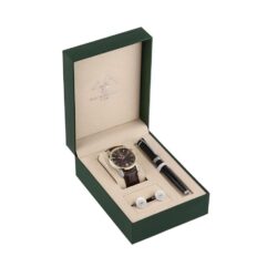 SANTA BARBARA MEN’S LEATHER WATCH  SB.1.10507-4