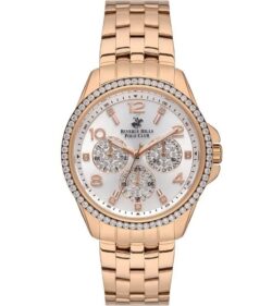 BEVERLY HILLS POLO CLUB Women’s Analog Silver Dial Watch – BP3572C.430