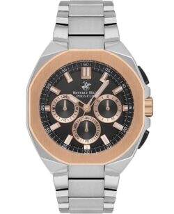 Beverly Hills Polo Club Men’s Multi Function Black Dial Watch – BP3537X.550