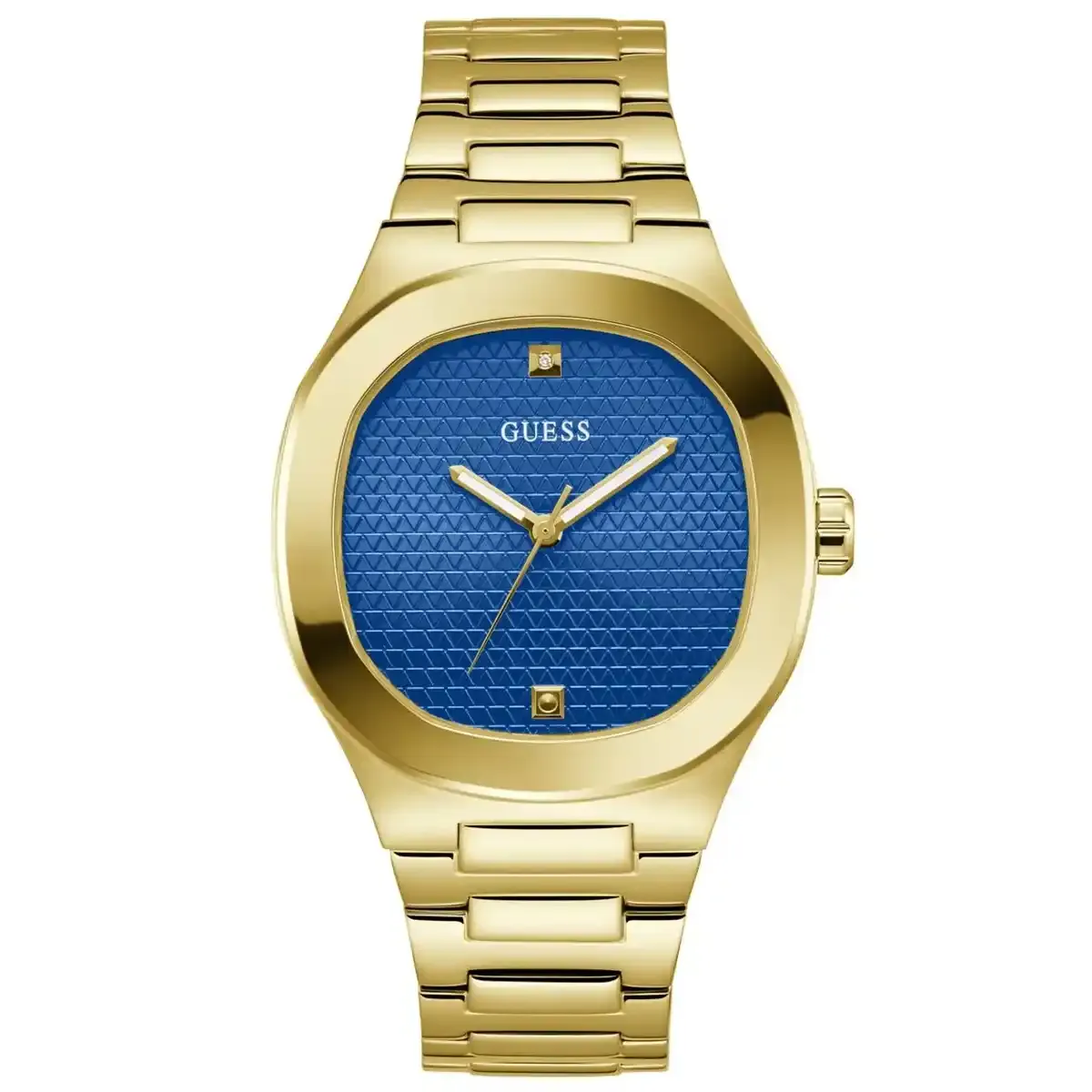 imgi_4_gw0662g2-guess-watch-men-blue-dial-gold-metal-strap-egypt-round Guess Watch For Men GW0662G2 - الصورة 1