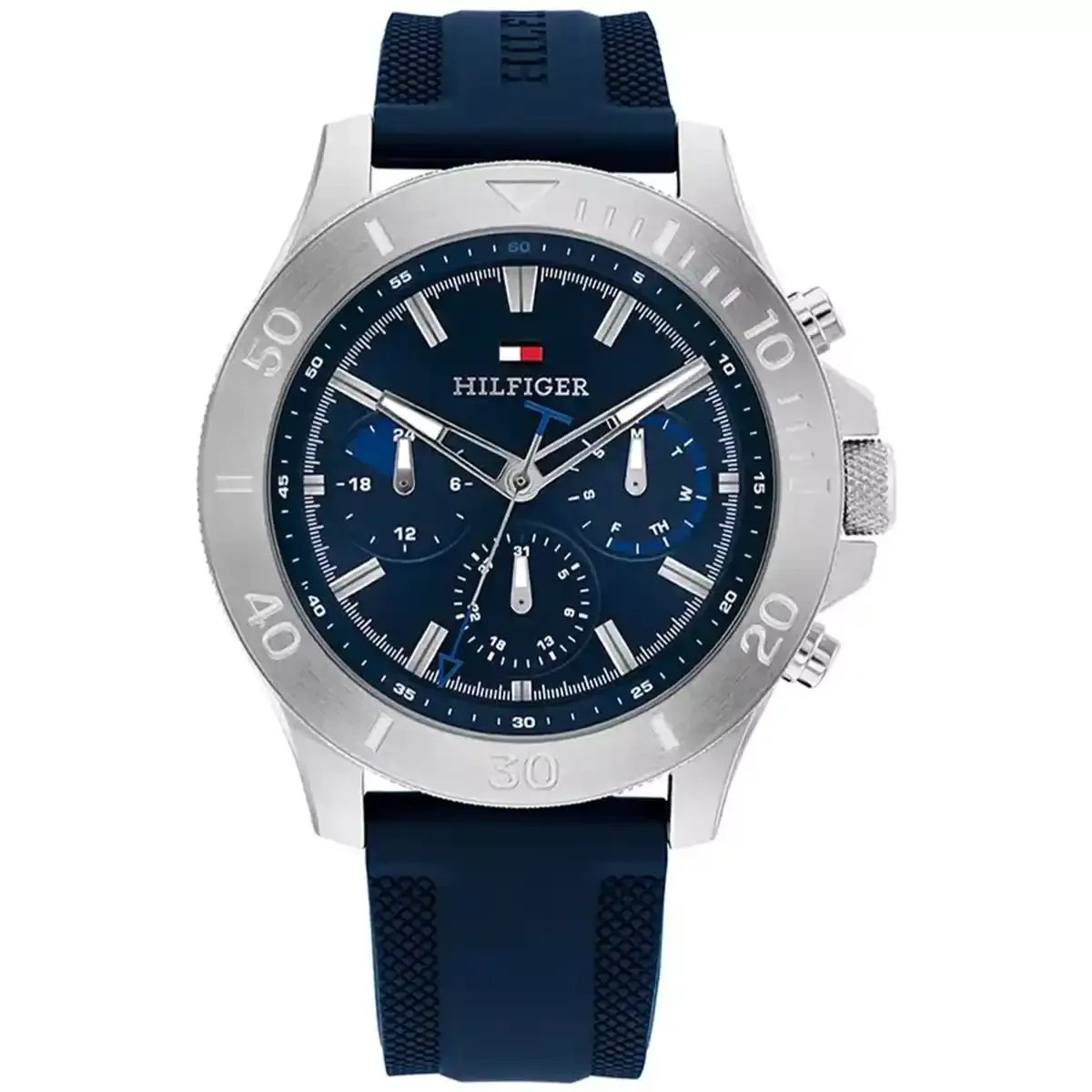 imgi_6_1792112-tommy-hilfiger-watch-men-full-blue-dial-rubber-strap-quartz-analog-bryan-egypt Tommy Hilfiger Watch For Men 1792112 - الصورة 1