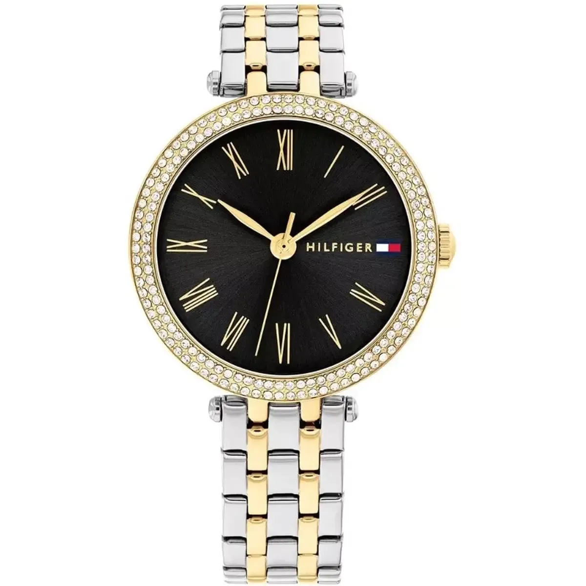 imgi_6_tommy-hilfiger-1782720-women-watch-black-dial-silver-golden-metal-strap-egypt Tommy Hilfiger Watch For Women 1782720 - الصورة 1