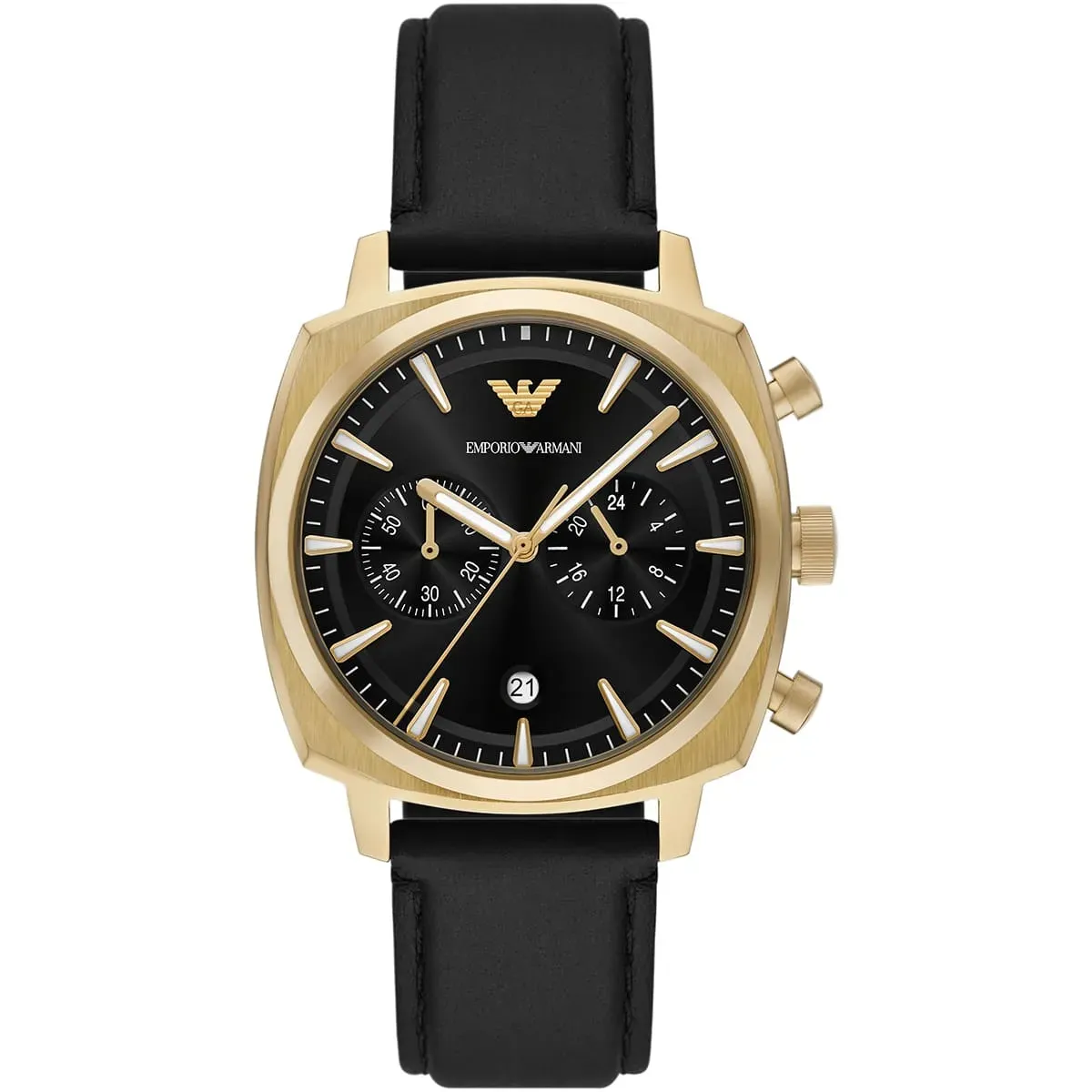 imgi_71_ar11690-emporio-armani-watch-men-black-dial-leather-strap-quartz-analog-chronograph-carlo ساعة امبوريو ارماني للرجال AR11690 - الصورة 1