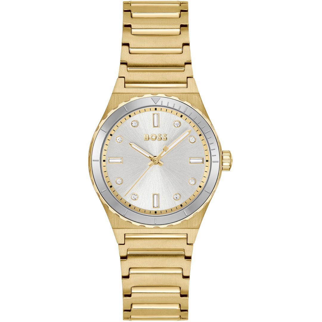 imgi_22_hugo-boss-candor-goldig-silbrig-32mm-7613272631600-174285290497 Hugo Boss Candor Gold ladies watch | 1502789 - الصورة 1