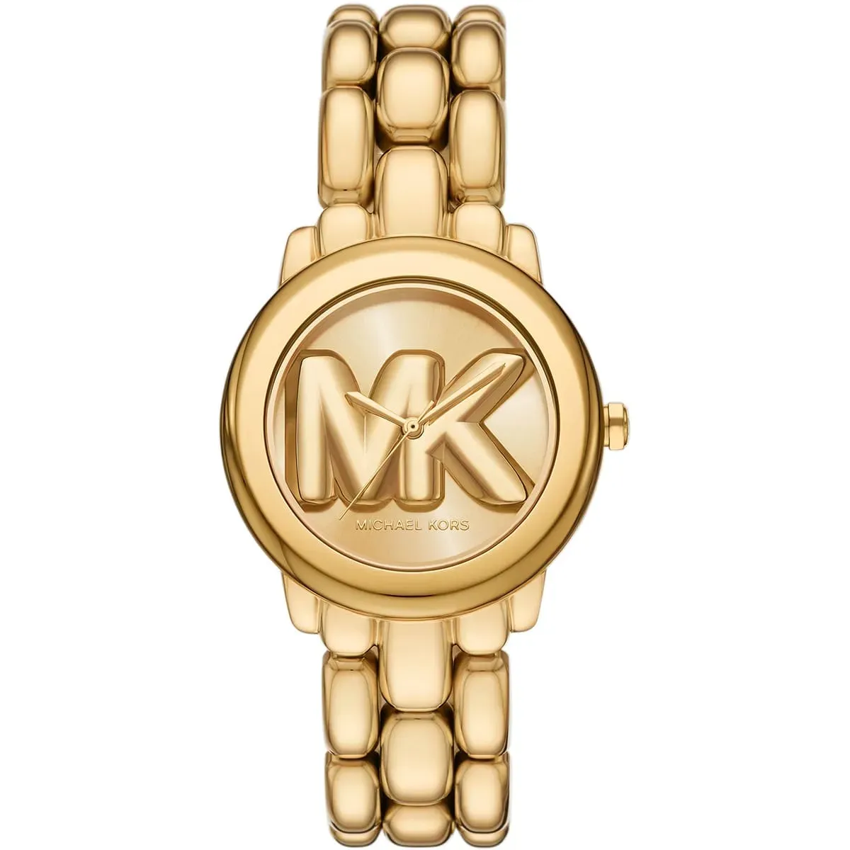 imgi_69_mk4923-michael-kors-watch-women-mk-logo-gold-dial-stainless-steel-metal-golden-strap-quartz-battery-analog-three-hand-phoebe ساعة مايكل كورس للنساء MK4923 - الصورة 1