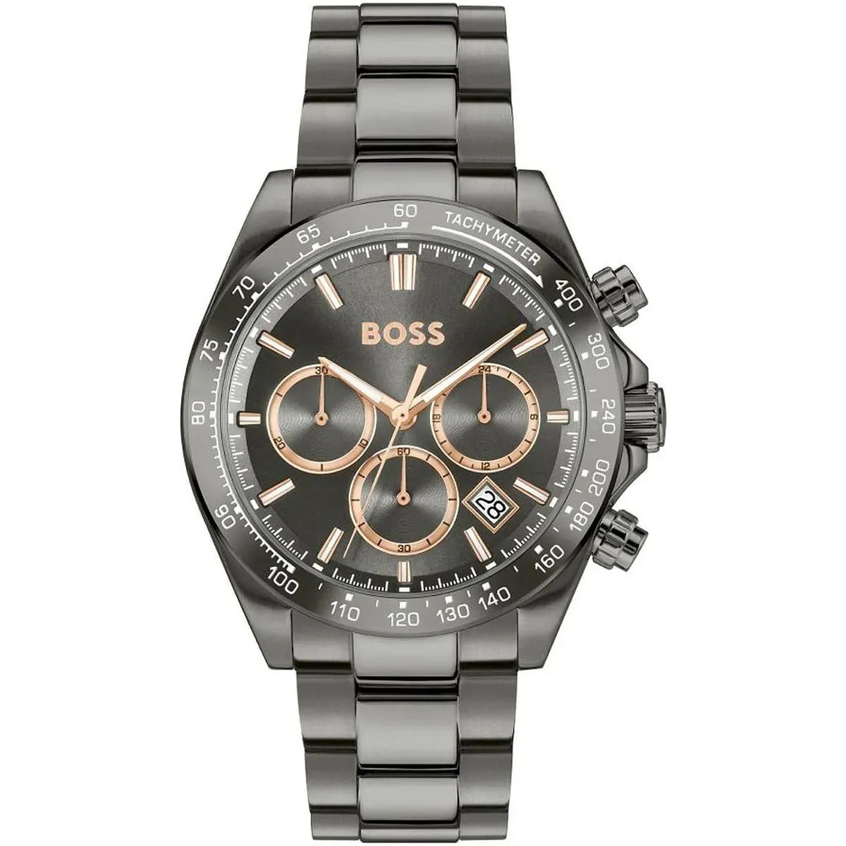 imgi_74_1514299-hugo-boss-watch-men-gray-dial-stainless-steel-metal-graey-strap-quartz-battery-analog-chronograph-hero ساعة هوجو بوس للرجال 1514299 - الصورة 1