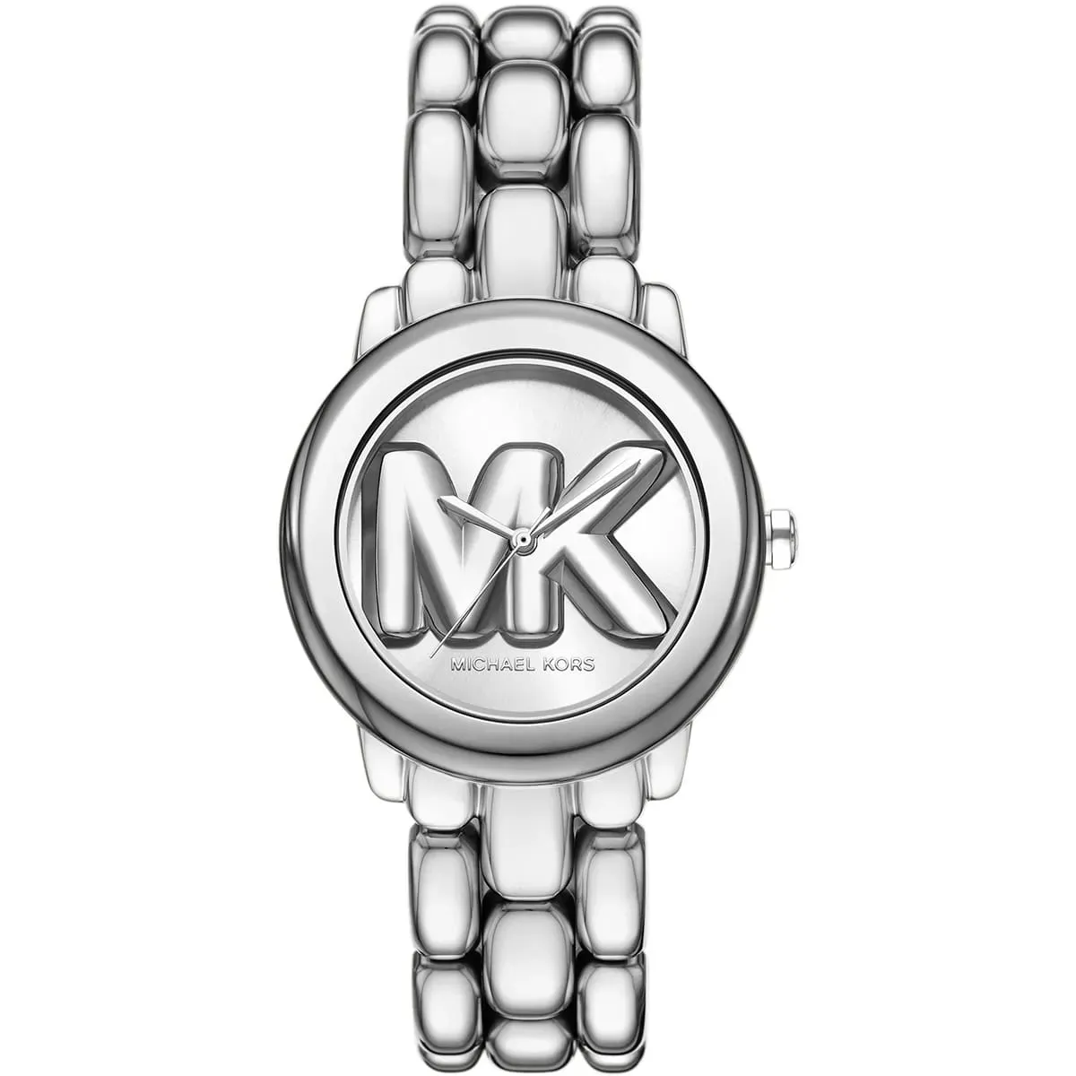 imgi_74_mk4963-michael-kors-watch-women-mk-logo-silver-dial-stainless-steel-metal-strap-quartz-battery-analog-three-hand-phoebe ساعة مايكل كورس للنساء MK4963 - الصورة 1