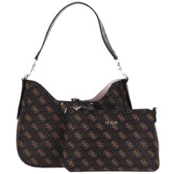 حقيبة كتف نسائية بنية اللون من جيس Guess ، موديل Hwesg839002