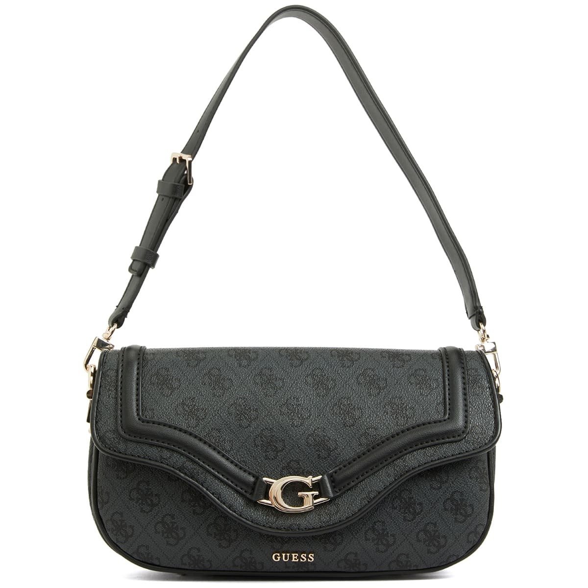 imageye___-_imgi_74_guess-coal-logo-black-women-crossbody-hwsg7993790-clo حقيبة كروسبودي Guess نسائية سوداء بشعار من جيس Hwsg7993790 Clo - الصورة 1