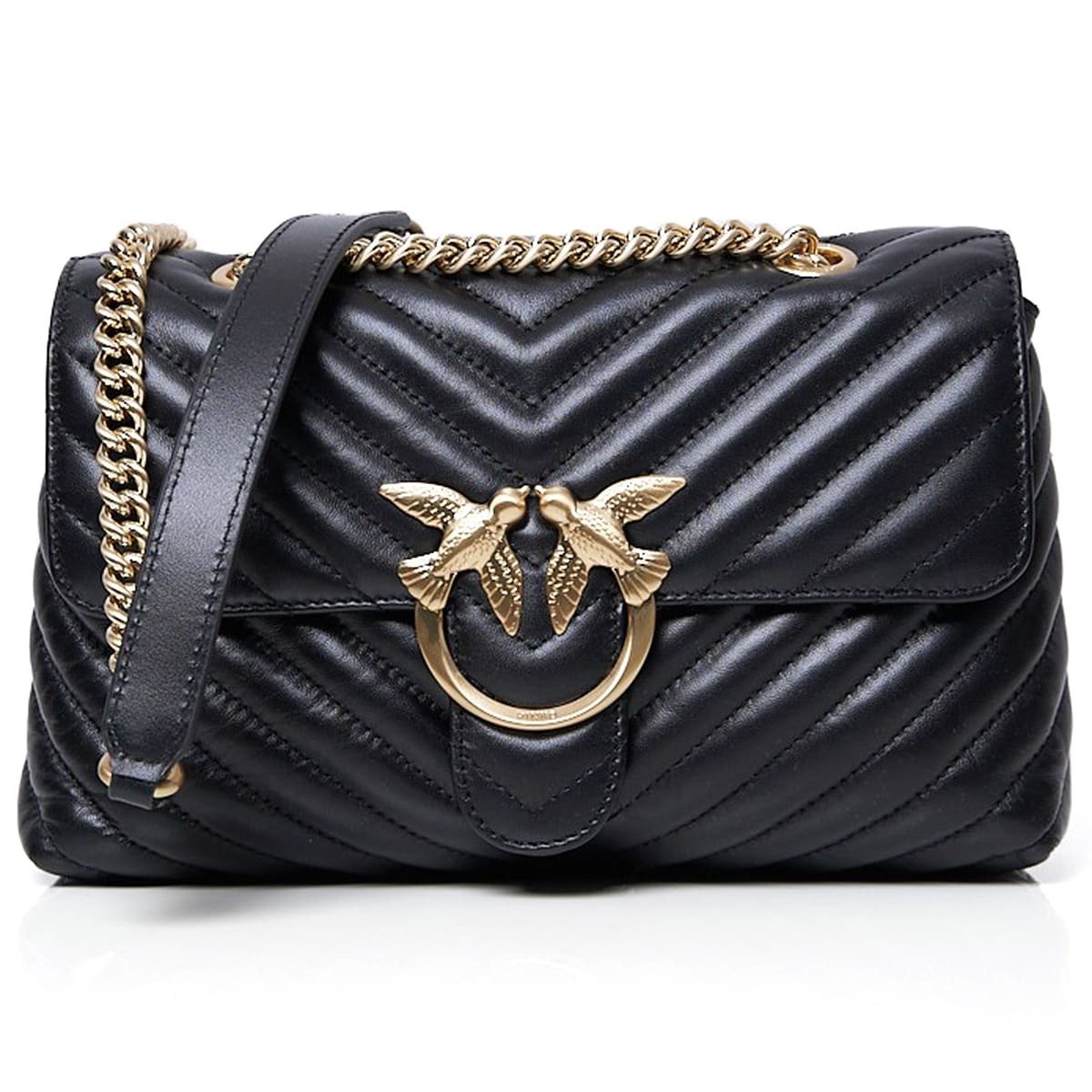 imageye___-_imgi_74_pinko-black-women-crossbody-bag-pltt-1p22z3-a03z-z99q حقيبة كروس بودي نسائية سوداء من بينكو ، رقم الموديل 1P22Z3 A03Z Z99Q - الصورة 1