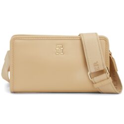 حقيبة كروس بودي نسائية بيج من تومي هيلفيغر Aw0Aw16163