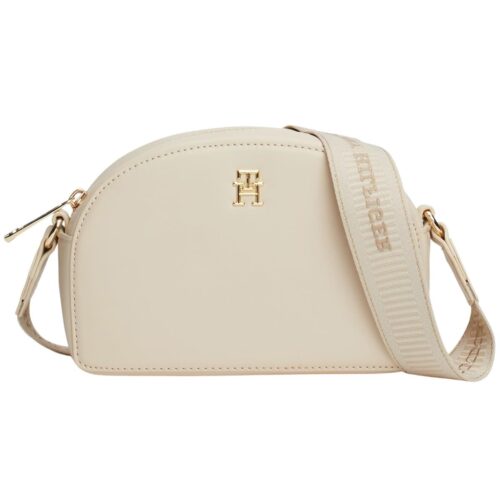 حقيبة كروس بودي نسائية بيج من تومي هيلفيغر Aw0Aw16679