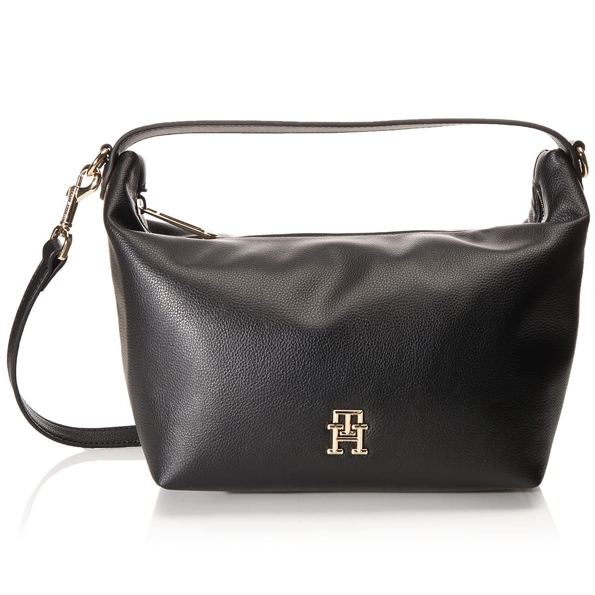imageye___-_imgi_74_tommy-hilfiger-black-women-shoulder-bag-aw0aw14499 حقيبة كتف نسائية سوداء من تومي هيلفيغر Aw0Aw14499 - الصورة 1