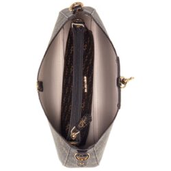 ⁦حقيبة كتف نسائية بنية اللون من جيس Guess ، موديل Hwesg839002⁩ - الصورة ⁦4⁩