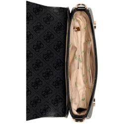 ⁦حقيبة كتف نسائية من جيس Guess باللون الأسود الفحمي Hwesg951320⁩ - الصورة ⁦4⁩
