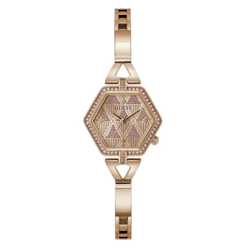 imgi_3_GW0680L3 Guess GW0680L3 Women’s Rose Gold Stainless Steel Watch – 28mm Elegant Analog Quartz with Crystal Details - الصورة 1