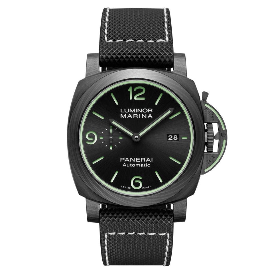 2B6D9F57-47E0-4066-99C0-6DB1AC811E9D.jpg Panerai Luminor Marina Carbotech Super Clone Swiss Machine 44mm - الصورة 1
