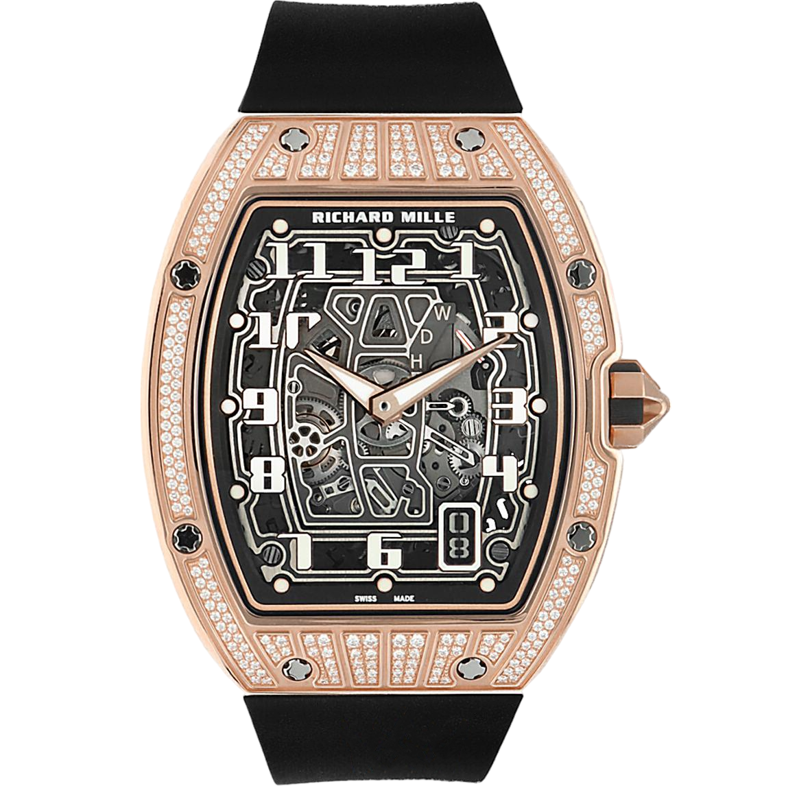 2D0B3605-C8C9-41D4-B60B-787D576B7B3C.png Richard Mille RM67-01 Automatic Winding Extra-Thin Medium Diamond Super Clone Swiss Machine (47.52mm x 38.7mm) - الصورة 1