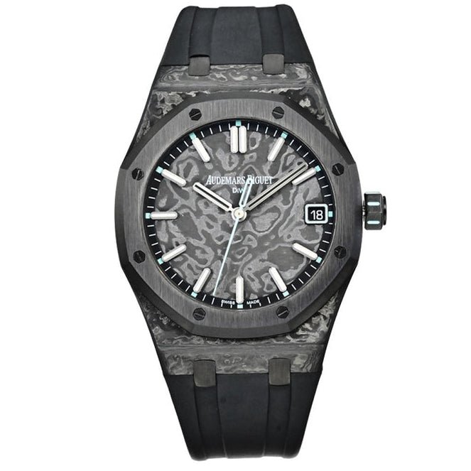 BA497B50-C535-4A5B-991C-0830FF0041D1.jpg Audemars Piguet Royal Oak Diw Carbon Super Clone Swiss Machine 41mm - الصورة 1