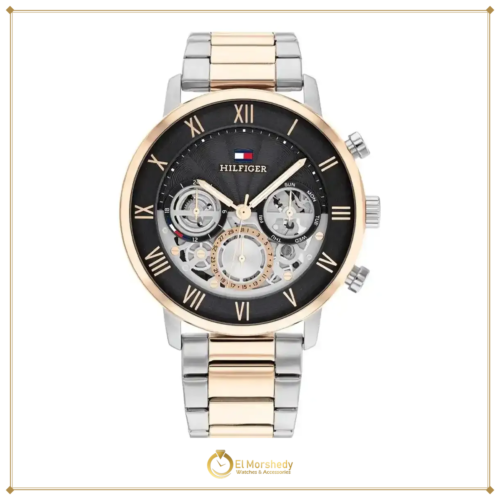 Tommy Hilfiger Men’s Watch – Model 1710570 | Elegant Two-Tone Silver & Gold Design [frame:v1]