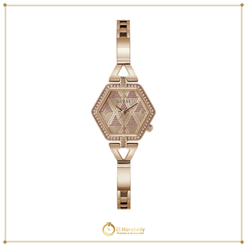 Guess GW0680L3 Women’s Rose Gold Stainless Steel Watch – 28mm Elegant Analog Quartz with Crystal Details [frame:v1]