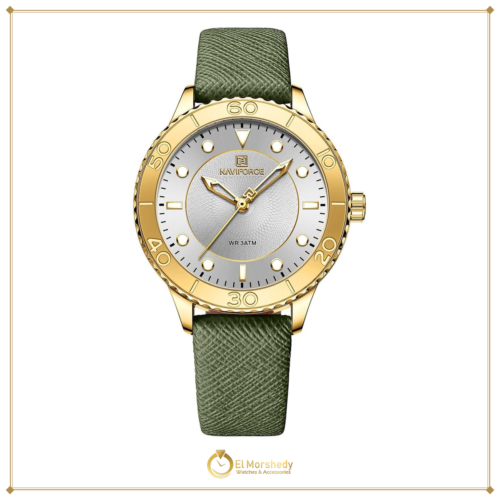 ساعة نافي فورس حريمي NF5020-G-W-L-GN [frame:v1]