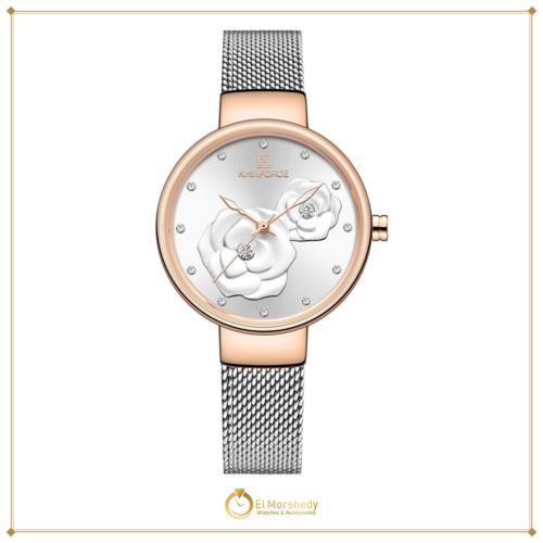 ساعة نافي فورس حريمي NF5013-RG-W-S [frame:v1]