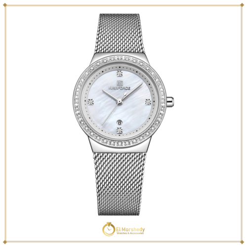 ساعة نافي فورس حريمي NF5005-S-W [frame:v1]