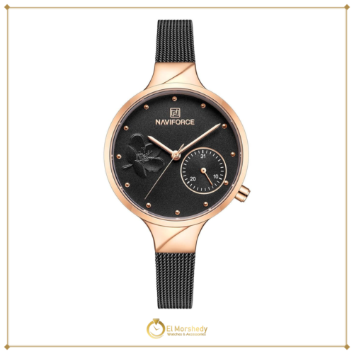 ساعة نافي فورس حريمي NF5001S-RG-B-B [frame:v1]