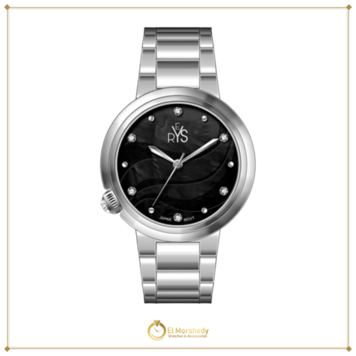 REYS WATCH WATCH-WOMEN-STAINLESS STEEL-SILVER AND BLACK R2021-SB [frame:v1]
