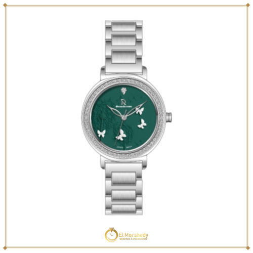DASH ACTION WATCH-WOMEN-STAINLESS STEEL-SILVER AND GREEN DA1941-SGN [frame:v1]