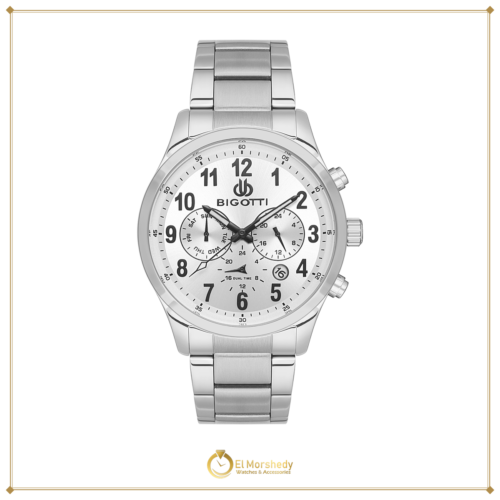 BIGOTTI MILANO MENS STAINLESS STEEL STRAP WATCH – BG.1.10508-1 [frame:v1]