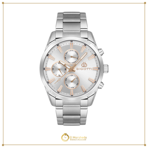BIGOTTI MILANO MENS STAINLESS STEEL STRAP WATCH – BG.1.10494-1 [frame:v1]