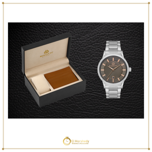 BIGOTTI MILANO MENS STAINLESS STEEL STRAP WATCH WITH GIFT SET – BG.1.10485-1 [frame:v1]