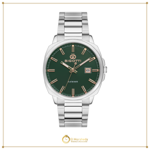 BIGOTTI MILANO MENS STAINLESS STEEL STRAP WATCH – BG.1.10483-4 [frame:v1]