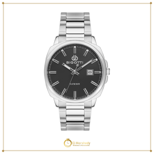 BIGOTTI MILANO MENS STAINLESS STEEL STRAP WATCH – BG.1.10483-2 [frame:v1]