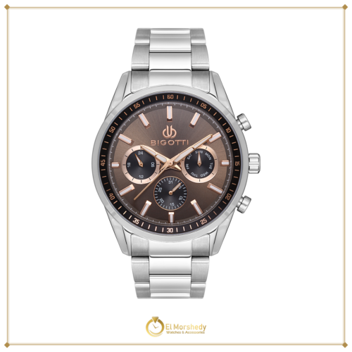 BIGOTTI MILANO MENS STAINLESS STEEL STRAP WATCH – BG.1.10472-4 [frame:v1]
