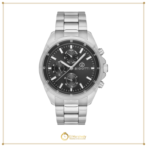 BIGOTTI MILANO MENS STAINLESS STEEL STRAP WATCH – BG.1.10470-1 [frame:v1]